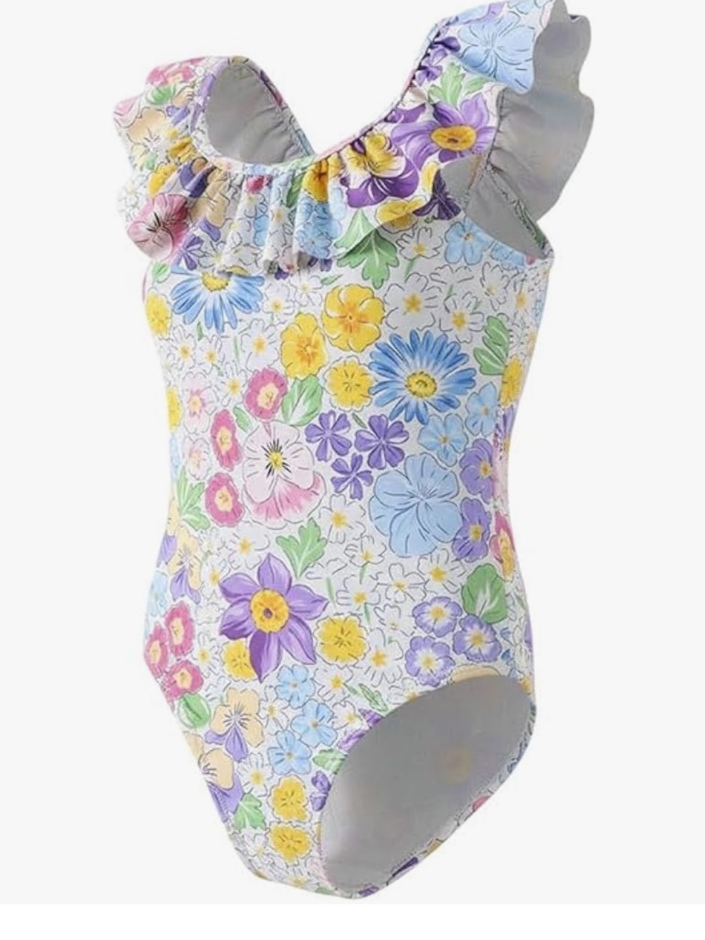 Angel season Girls Swimsuits Kids Bathing Suit One Piece Swimwear UPF 50+ nwt